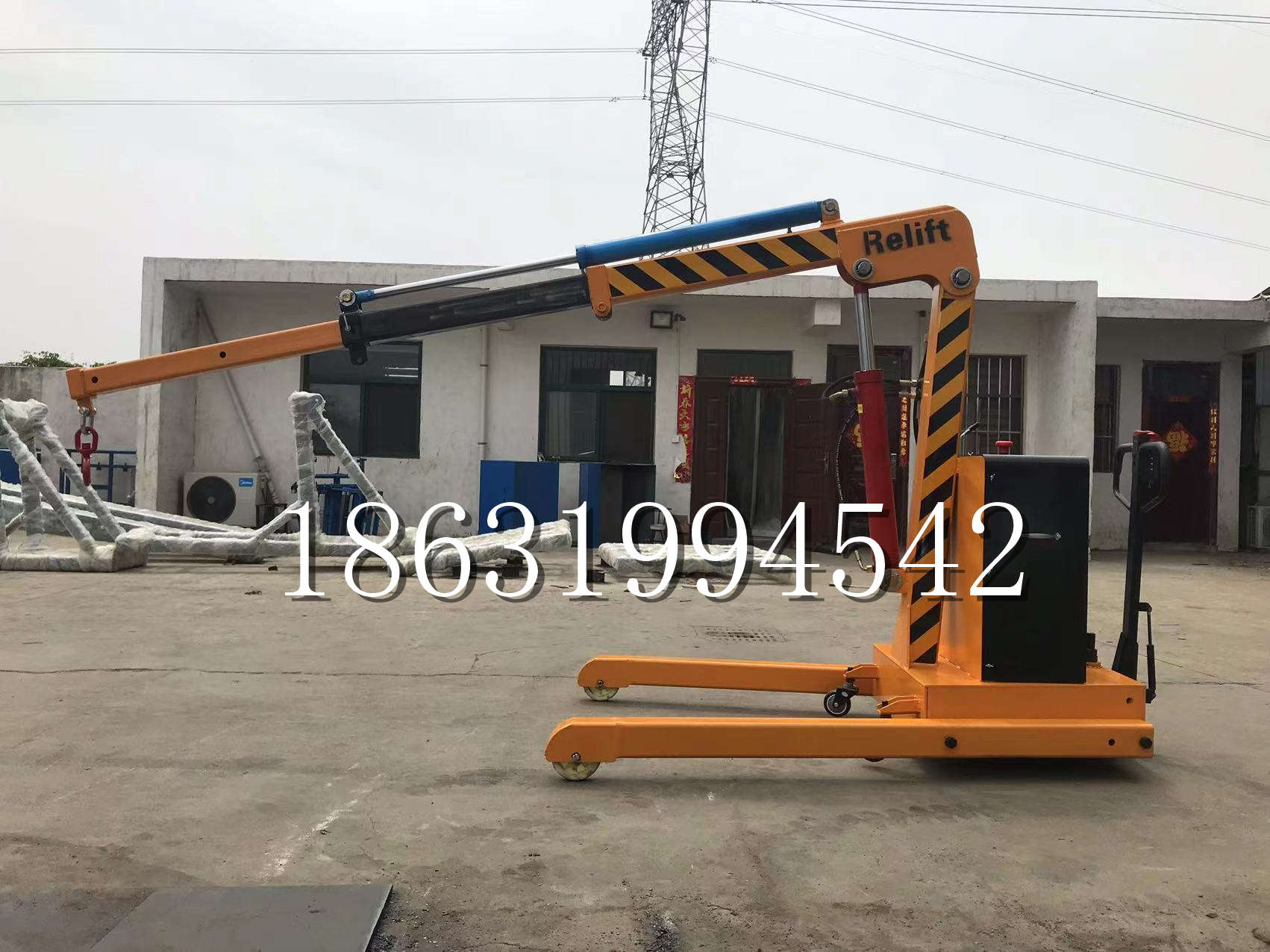 细河区久征定做3吨三轮随车吊 农用园林绿化移树吊 平板工程用小吊机