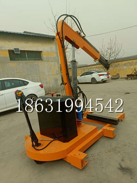 细河区自卸车厢随车吊 自制轮式四不像起重机 四驱平板吊 5吨 贵盛